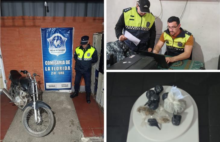 Simultáneos allanamientos en tres localidades tucumanas permitieron el secuestro de drogas y un rodado