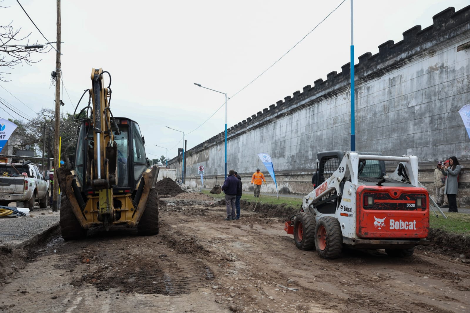 Iniciaron las obras de recuperación de la avenida República del Líbano
