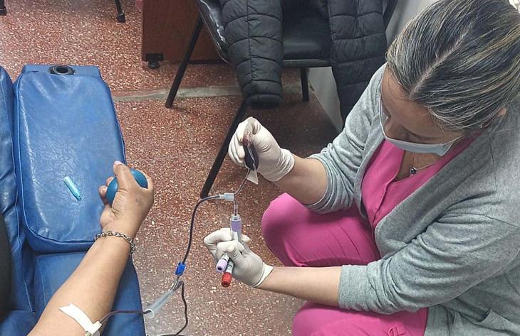 El Hospital Centro de Salud llevó a cabo una nueva jornada de donación de sangre