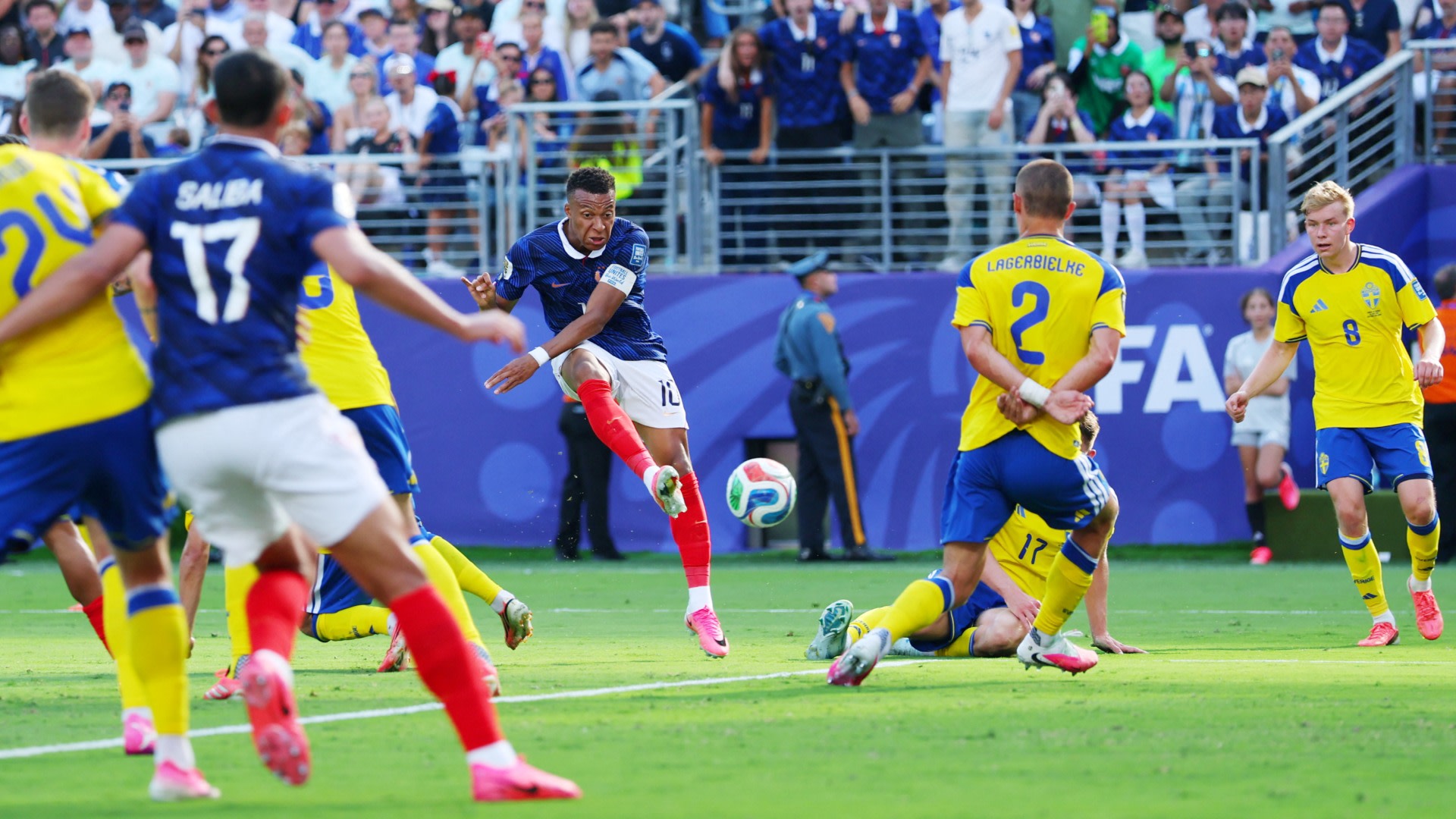 Sin piedad: Francia hundió a Suecia en New Jersey con un Mbappé encendido