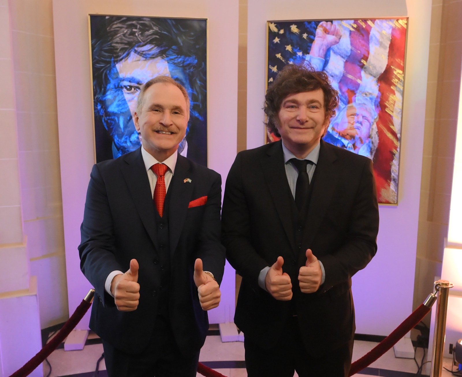 Javier Milei participó de la celebración por el Día de la Independencia en la Embajada de EEUU