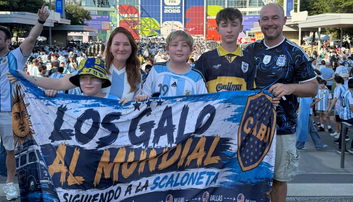 Una familia tucumana vivió una travesía para cumplir el sueño de ver a la Selección