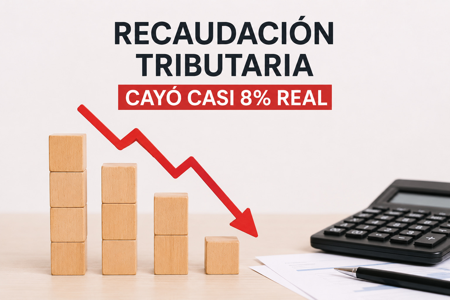 La recaudación de junio alcanzó los $ 20 billones y cayó casi 8% real