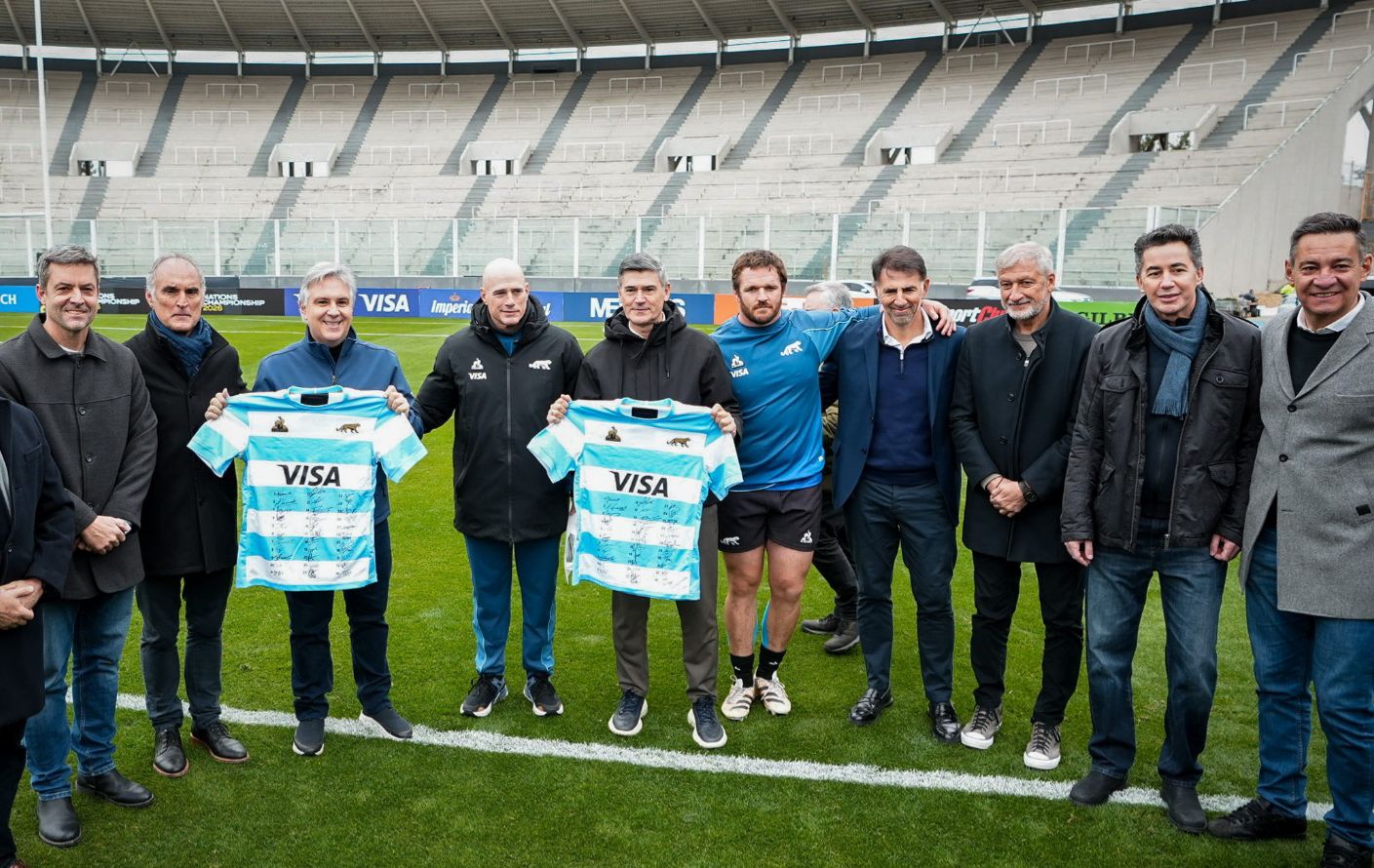 Con la visita de Llaryora y mucho público, los Pumas tuvieron su Captain's Run