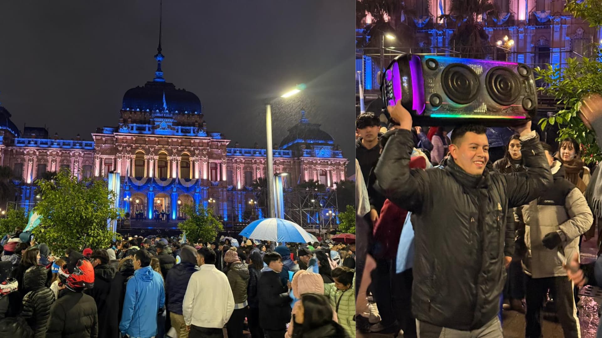 Entre vuvuzelas y cumbia, Tucumán le puso fuegos artificiales al pase a octavos de final