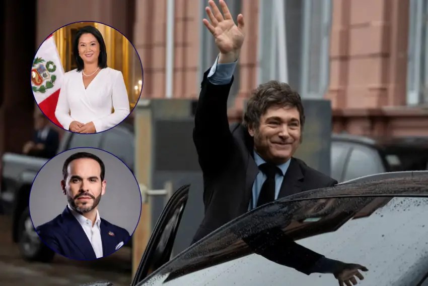 Javier Milei asistirá a las asunciones de Keiko Fujimori y Abelardo de la Espriella