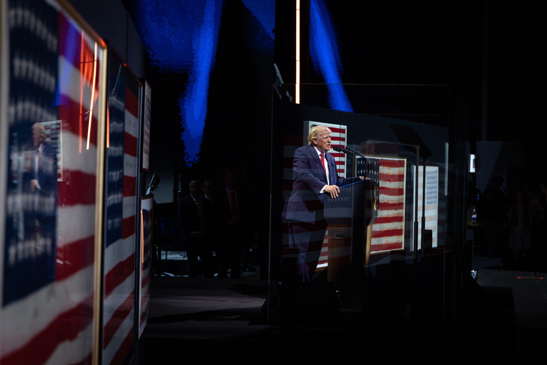 A 250 años de su independencia, Donald Trump dice: "Estados Unidos está más fuerte que nunca"