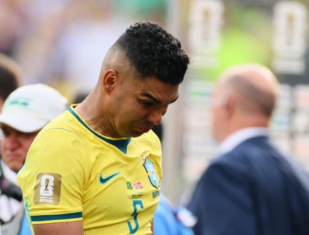 Casemiro se quebró en vivo tras la histórica eliminación de Brasil ante Noruega