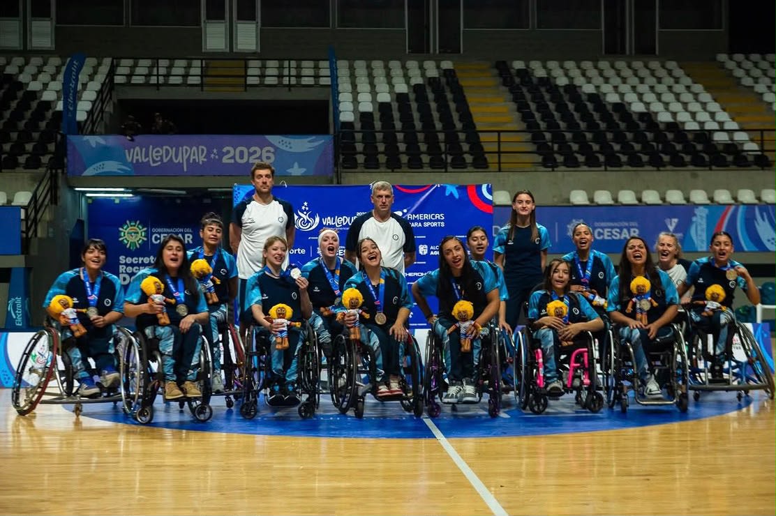 Con la tucumana Pallares, las Lobas obtuvieron el subcampeonato en los Juegos Parasuramericanos