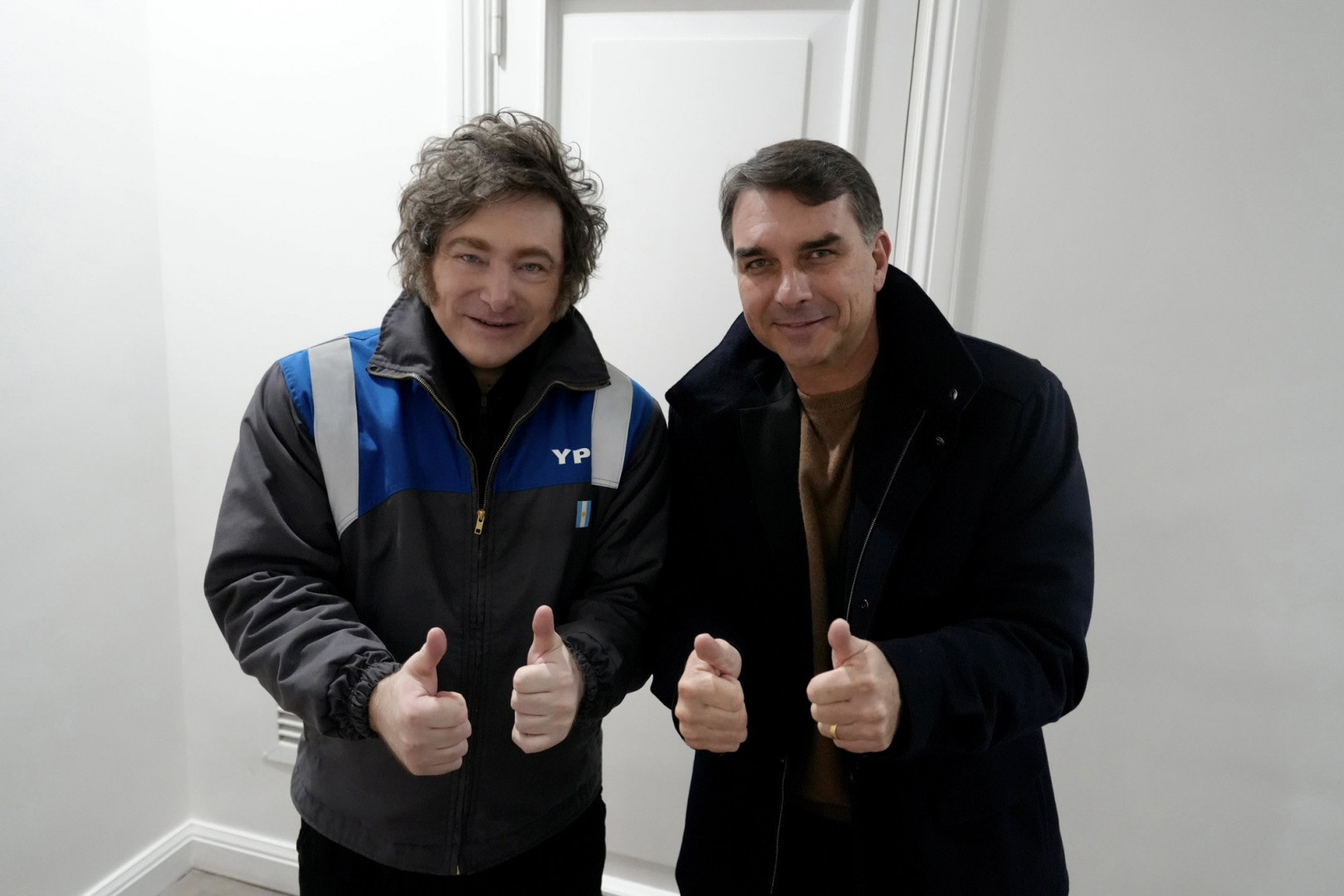 Javier Milei ratificó su próximo viaje a Brasil en respaldo a la candidatura presidencial de Flavio Bolsonaro