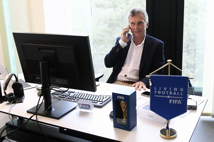 Mauricio Macri anunció que la Fundación FIFA donará U$S 1 millón para Venezuela