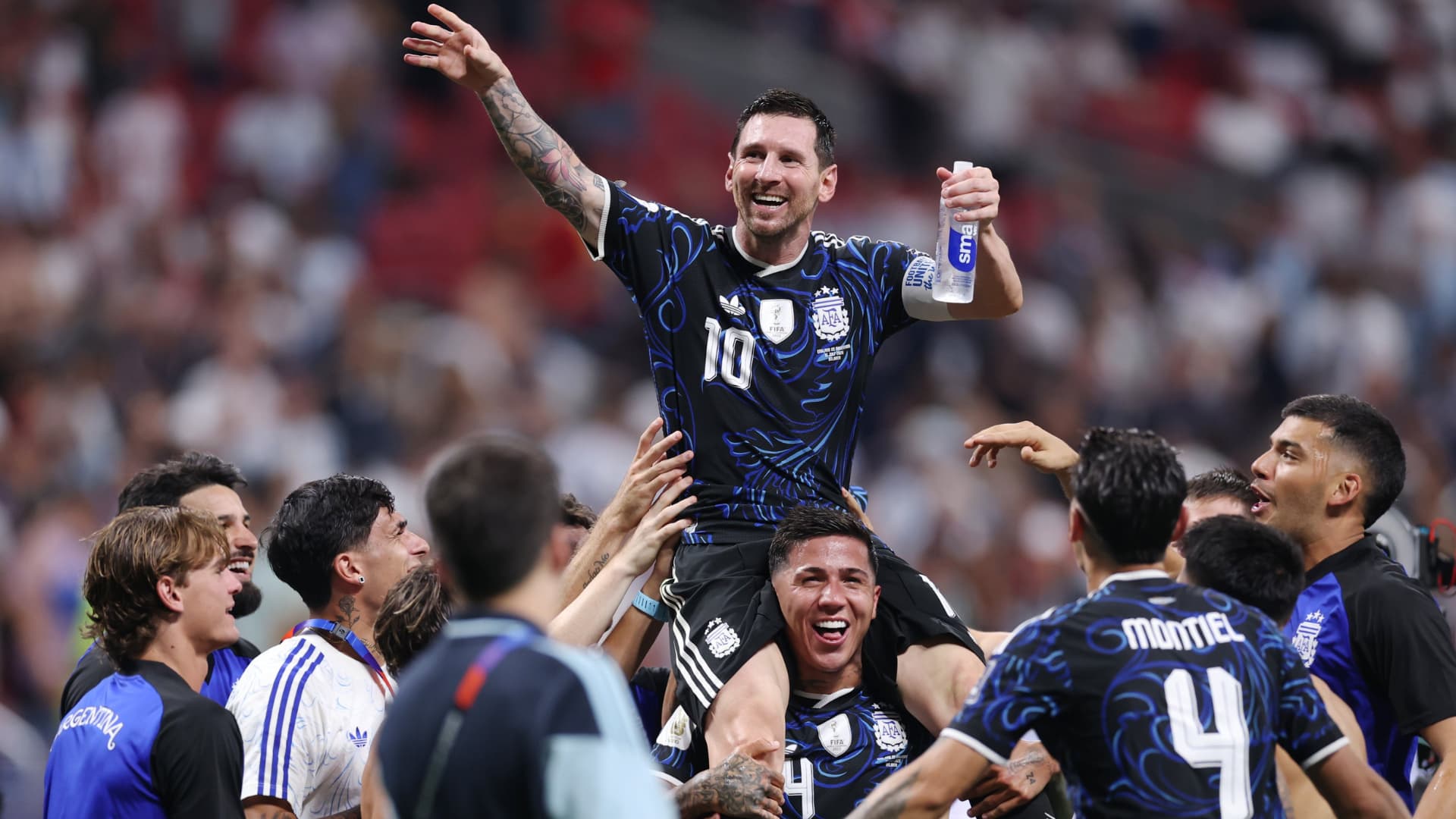 Messi, sobre la hazaña del plantel: "Es una locura lo que consiguió este grupo"