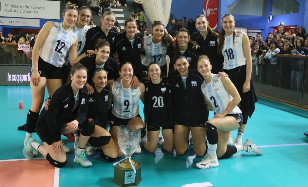 Con la tucumana Nicole Pérez, las Panteras se quedaron con el Triangular Internacional en San Juan