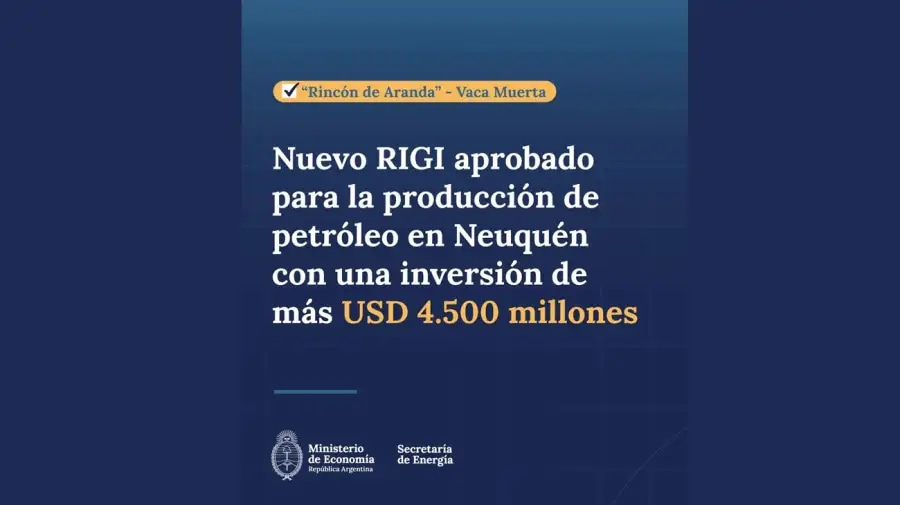 El Gobierno aprobó el ingreso al RIGI de un proyecto de Pampa Energía por más de US$4.500 millones en Vaca Muerta