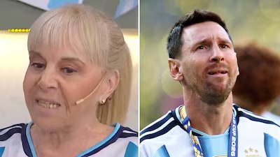 Claudia Villafañe comparó las lágrimas de Lionel Messi con el dolor de Diego Maradona en Italia