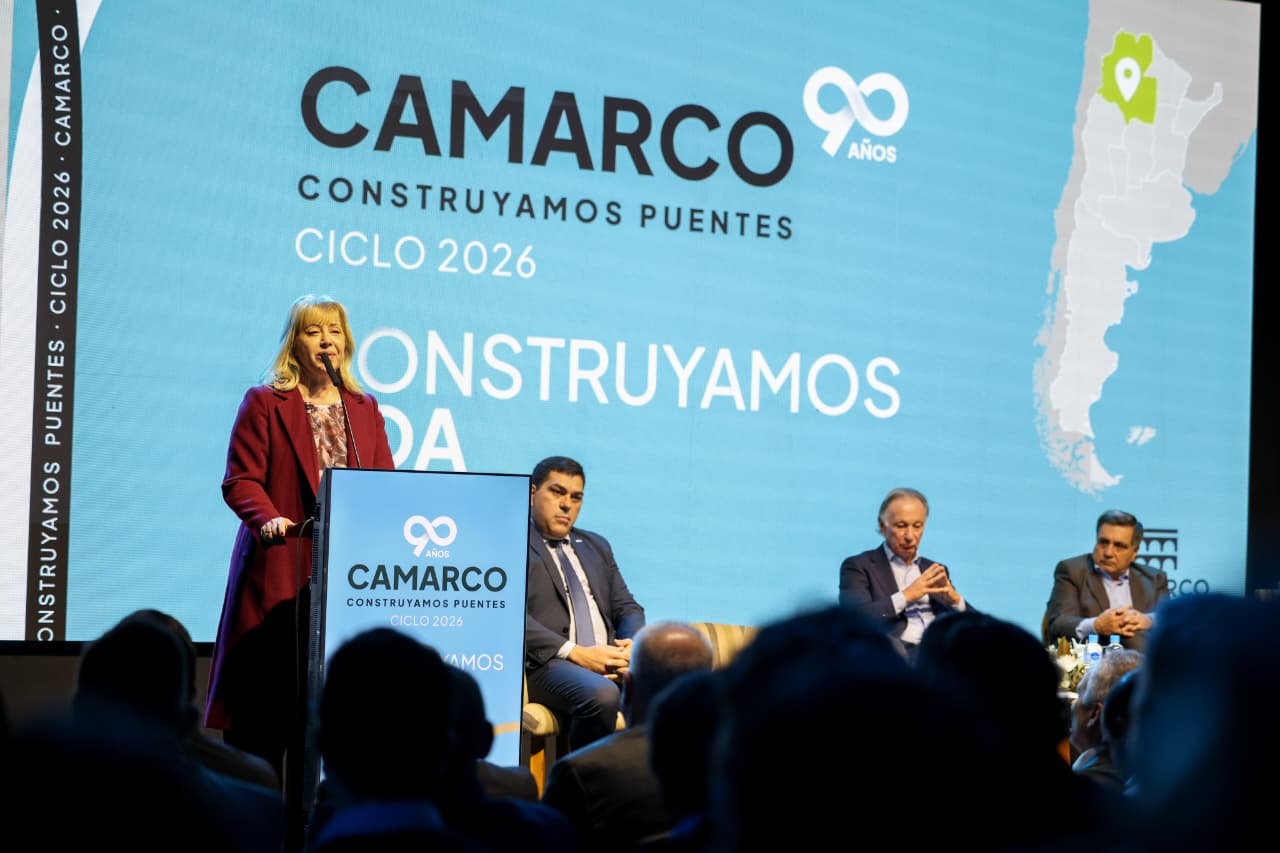 Chahla reclamó por la falta de inversión nacional en obra pública y afirmó que "el Estado burocrático no sirve más"