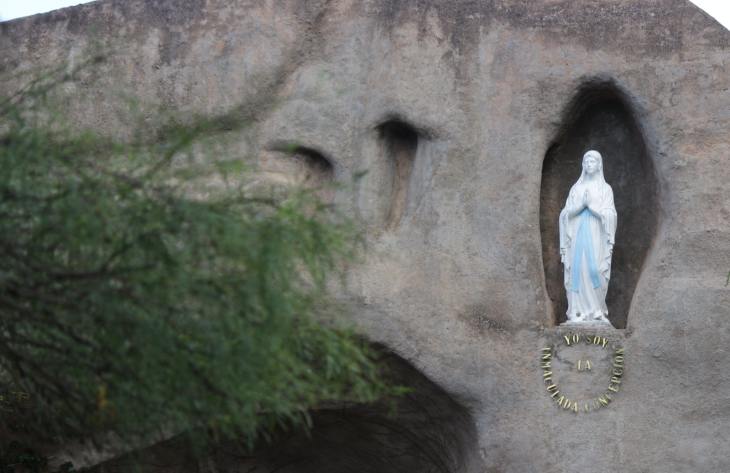 La Ruta de la Fe se renueva con proyecciones audiovisuales en la Gruta de Lourdes