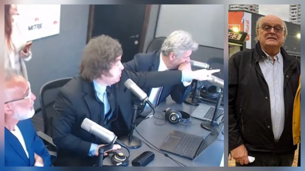 El Presidente  Milei escrachó a José De Mendiguren en vivo: lo trató de "ladrón" durante una entrevista radial