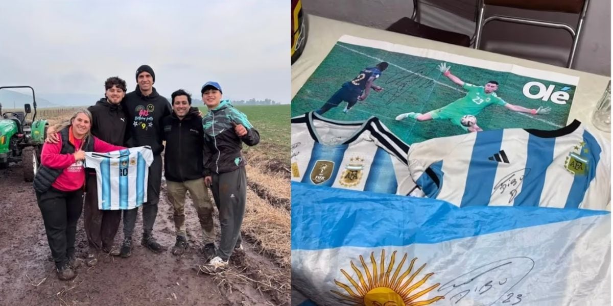 Varado y rescatado: la odisea del Dibu Martínez en el barro