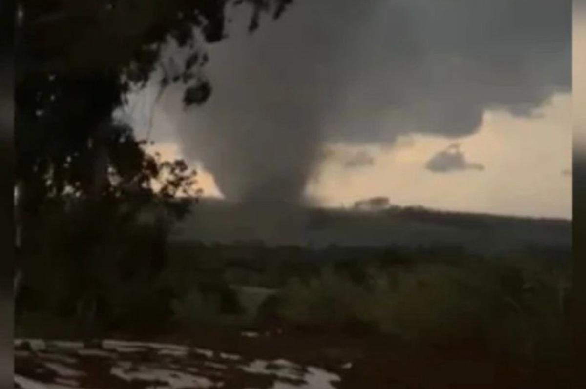 Fuerte temporal en Brasil: un tornado causó destrozos y dejó heridos en Río Grande do Sul