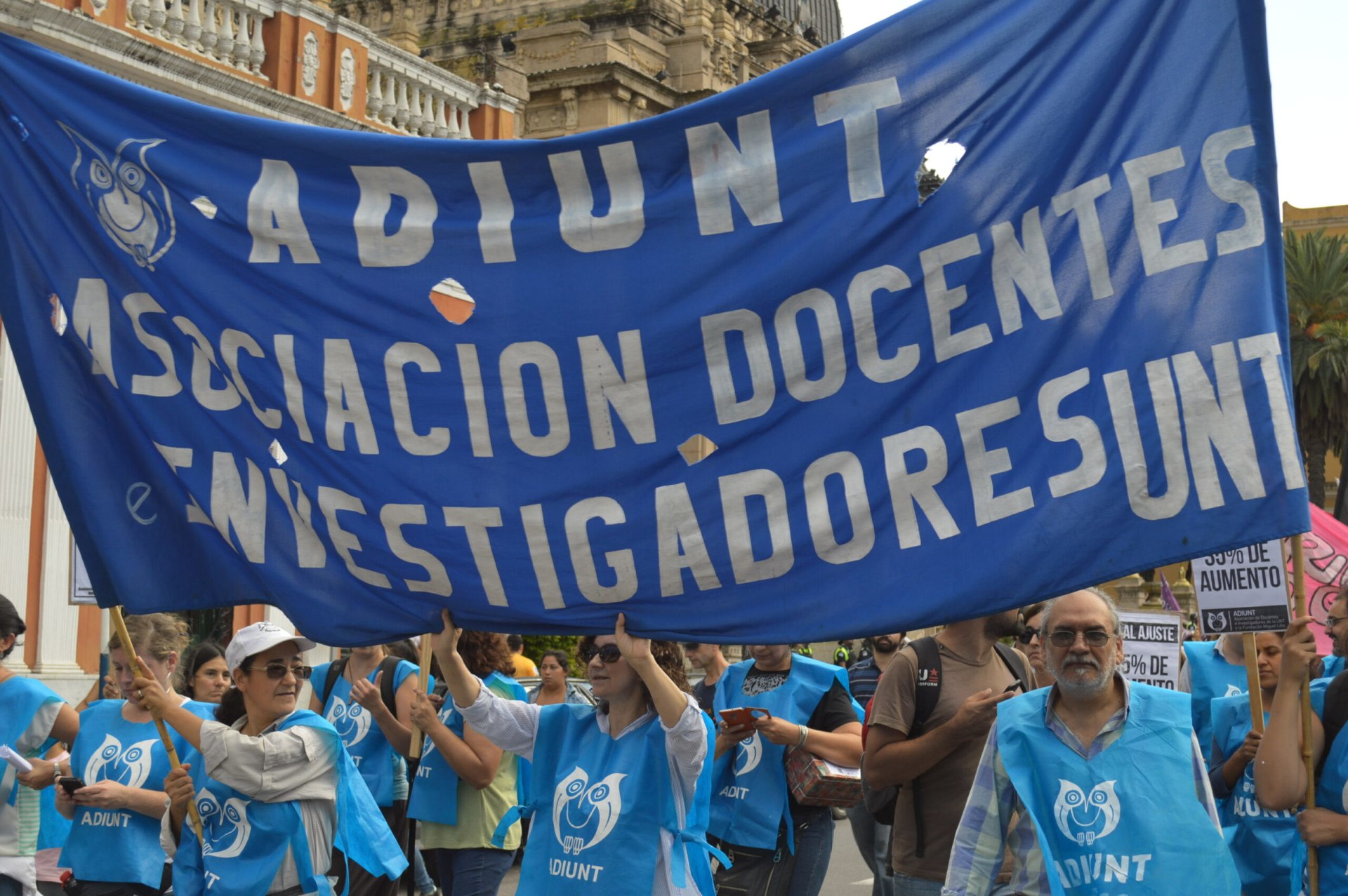 Las universidades se sumarán al paro nacional docente de este lunes