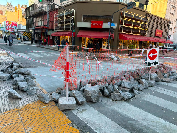Reabrieron el tránsito en la esquina de 24 de Septiembre y Buenos Aires