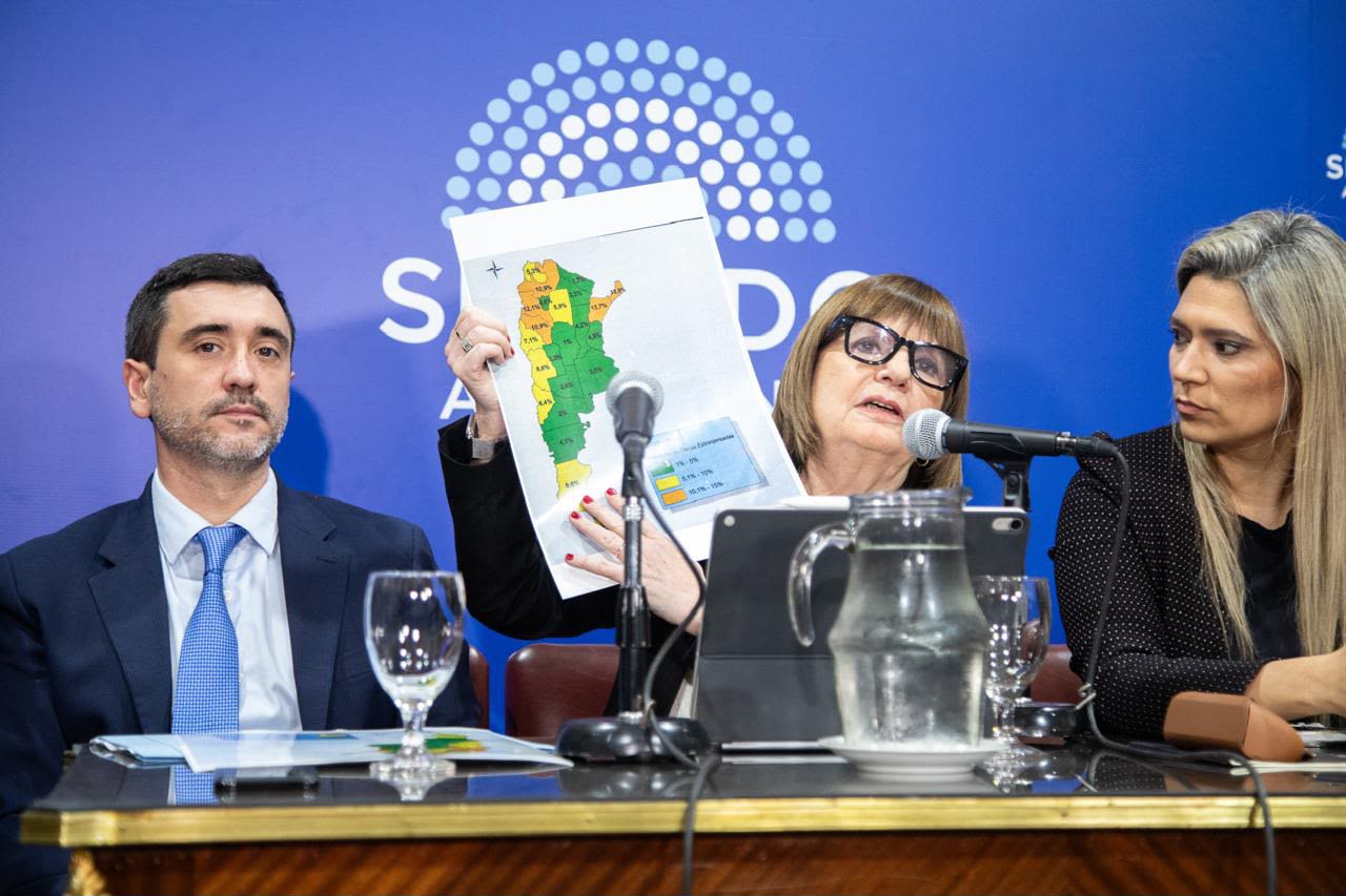 Bullrich presentó un proyecto para reforzar la protección de la propiedad privada y afirmó que "la soberanía no se vende"