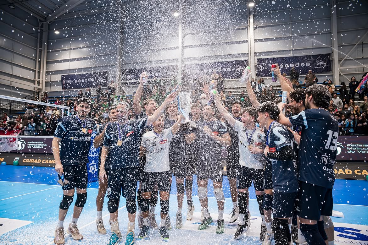 Con el tucumano Sergio Soria, Ciudad Vóley se consagró campeón del Metropolitano