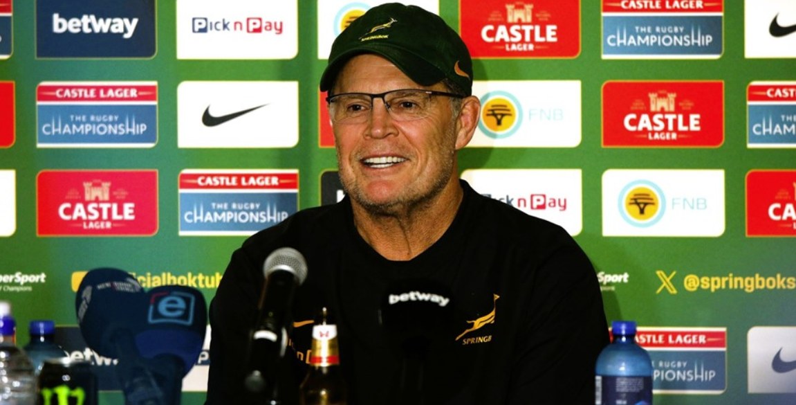 Rassie Erasmus anticipó la dificultad del partido contra los Pumas: "Es siempre uno de los desafíos más difíciles"