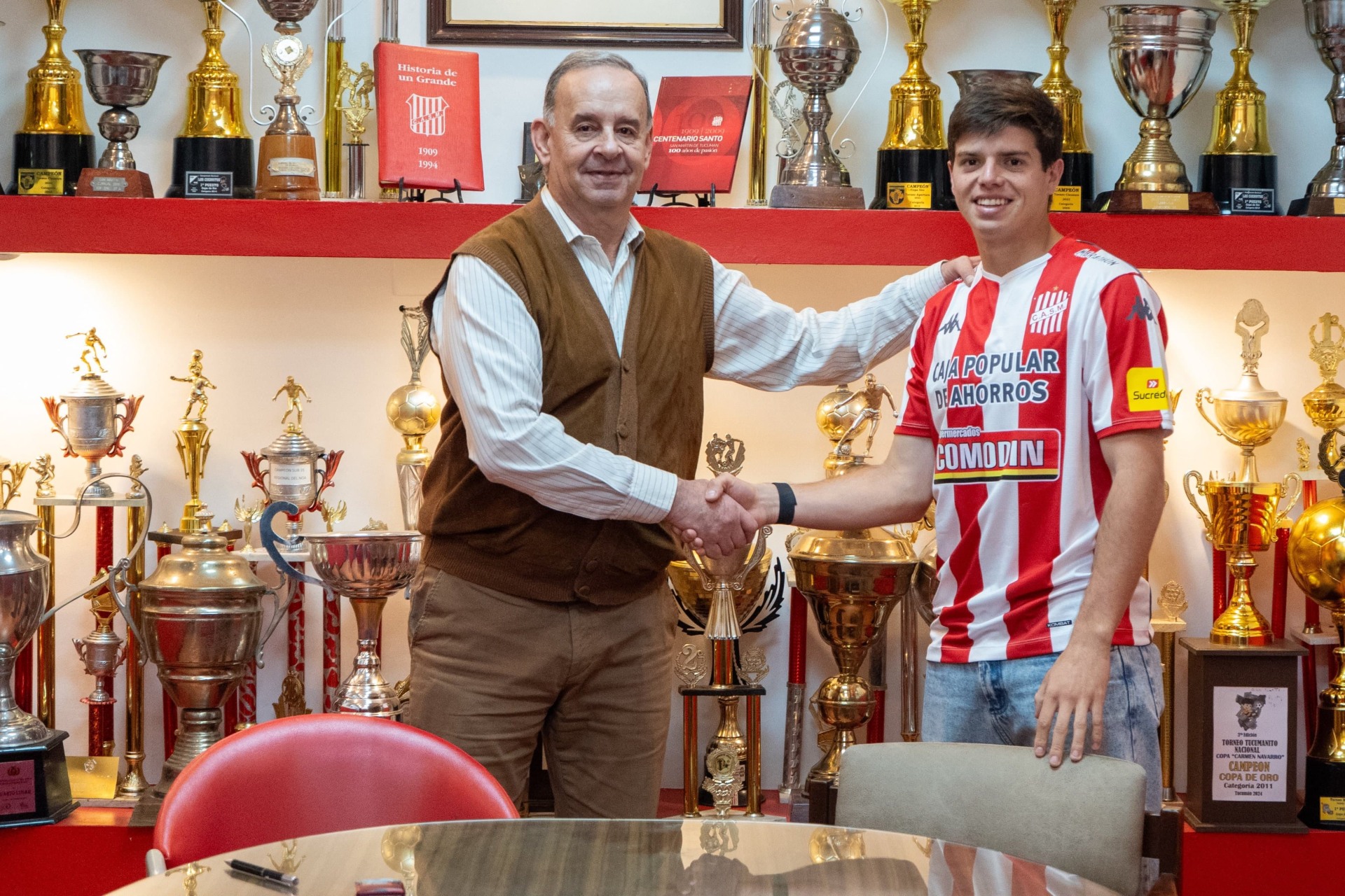 San Martín blindó a una de sus promesas: José María Murga, hijo del dirigente Sebastián Murga, ya firmó su primer contrato profesional