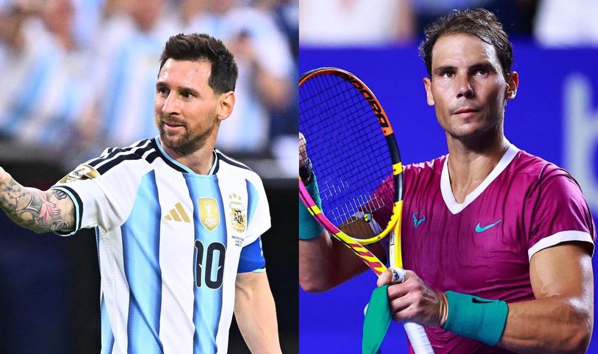 Rafael Nadal se sumó a los saludos a Messi por la muerte de su padre