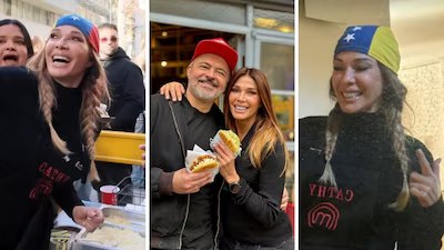 Catherine Fulop lideró una jornada gastronómica para asistir a los damnificados en Venezuela