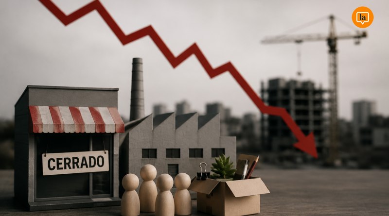 Un informe advirtió que cerraron 28.200 empresas y se perdieron más de 341.000 empleos registrados desde noviembre de 2023