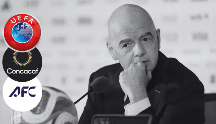 UEFA, AFC y CONCACAF le declaran la guerra a Infantino