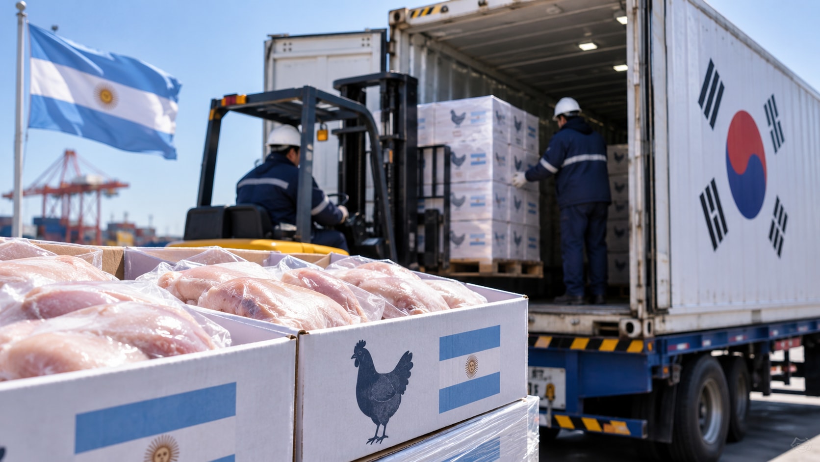Tras una evaluación sanitaria, Corea del Sur reabrió el mercado para la carne aviar argentina