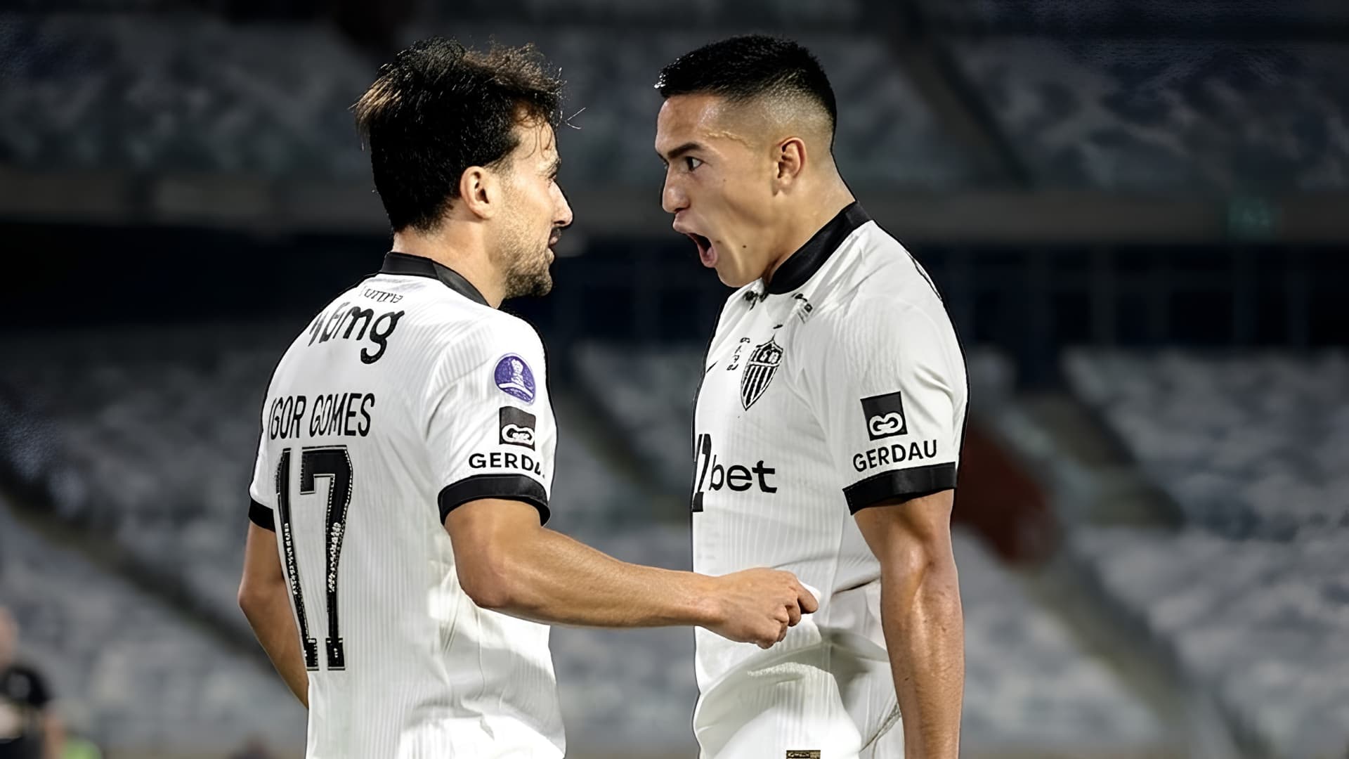 Un tucumano con mucha  clase: Cuello marcó y puso en ventaja a Atlético Mineiro