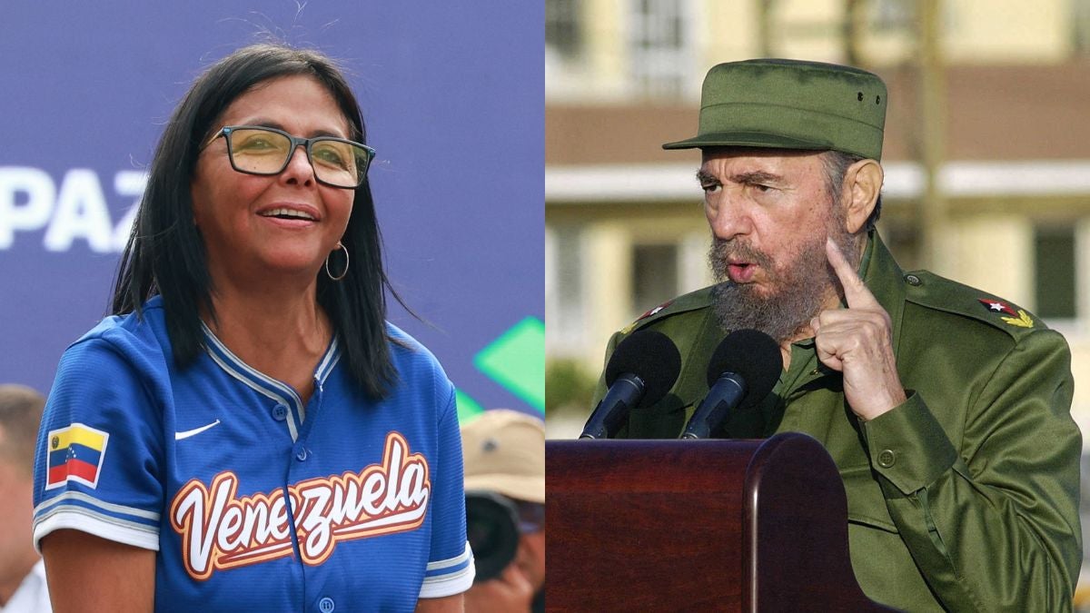 Delcy Rodríguez conmemoró el centenario del nacimiento de Fidel Castro