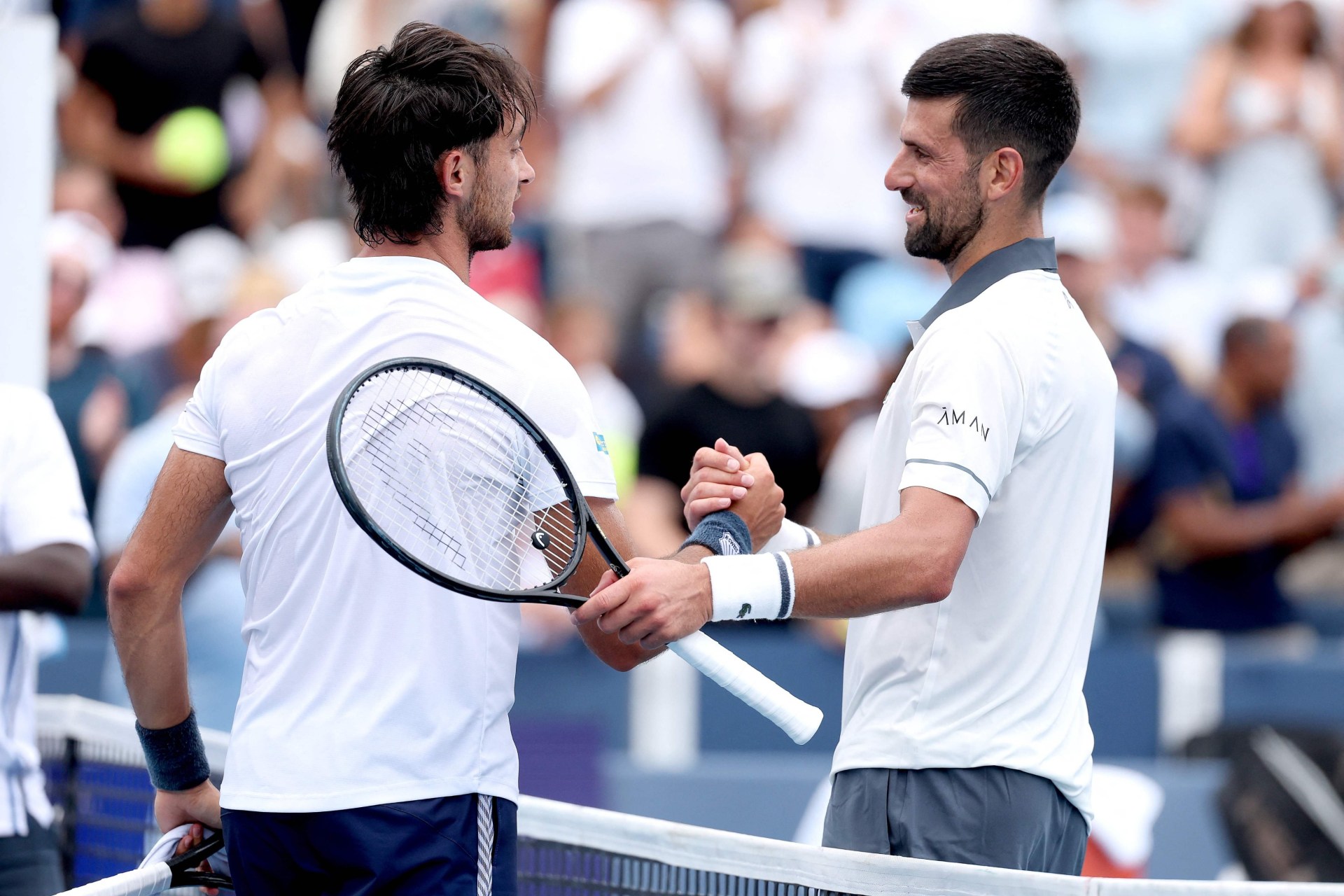 Thiago Tirante dio el golpe en Cincinnati y eliminó a Novak Djokovic