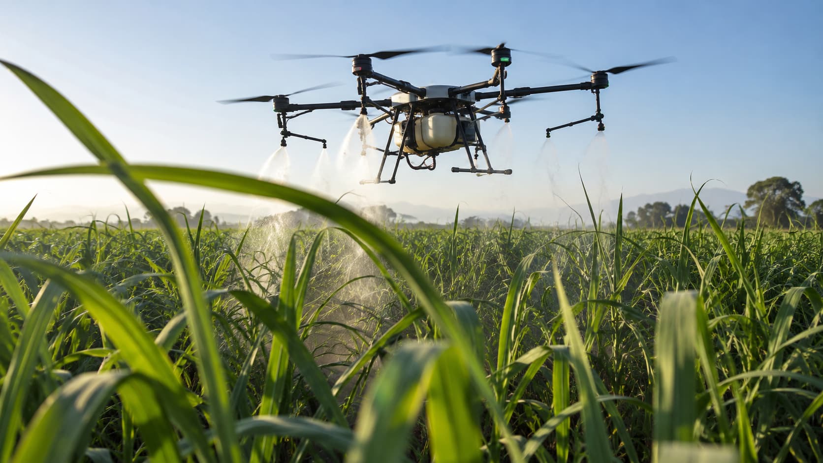 Drones sobre los cañaverales: la tecnología que gana terreno en la industria azucarera