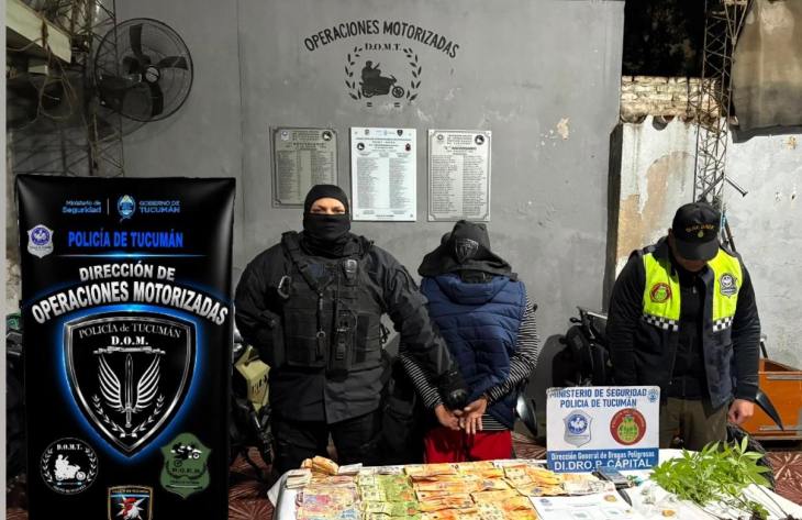 Detuvieron a un hombre de 36 años tras una persecución por la venta de estupefacientes