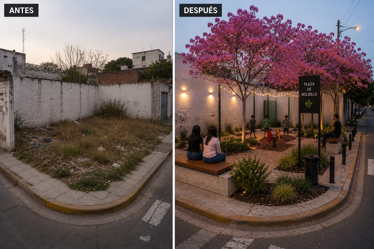 Canelada y Cobos presentaron un proyecto para recuperar baldíos y tener más espacios verdes