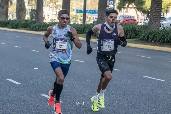 Ezequiel Chavarría tuvo una destacada actuación en los 21k de Buenos Aires