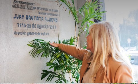 Chahla busca jerarquizar el lugar donde nació Alberdi: “No podemos dejar solamente esta placa”