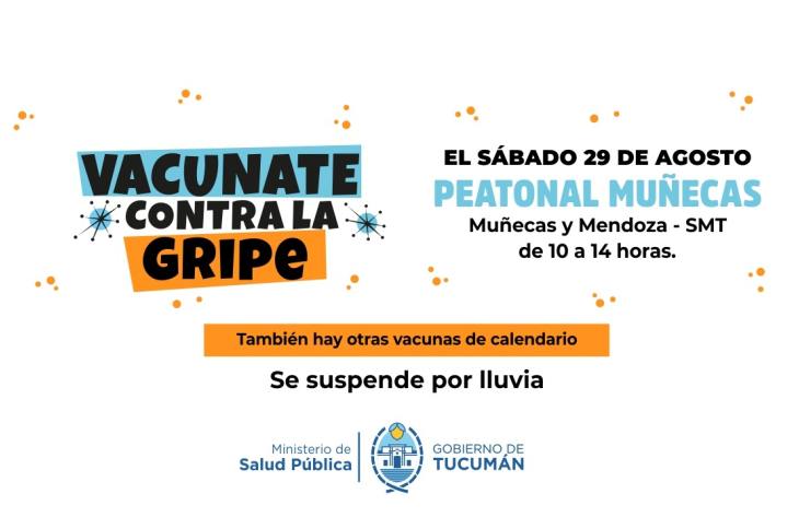 Instalarán un nodo itinerante en la vía pública para aplicar dosis contra la gripe