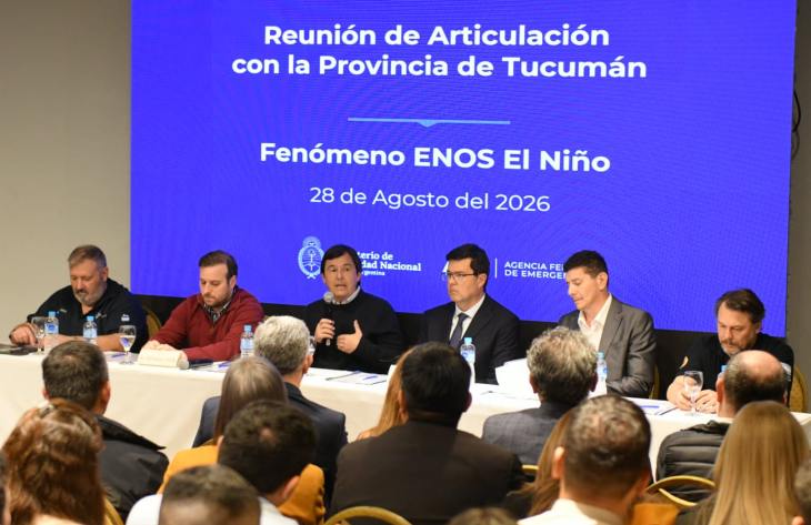 Provincia y Nación analizan posibles escenarios y medidas de respuesta por el fenómeno de El Niño