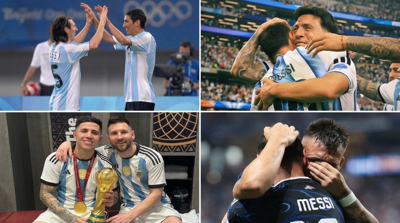 Lisandro y Lautaro Martínez, Di María y Enzo Fernández le dedicaron mensajes a Messi tras su retiro