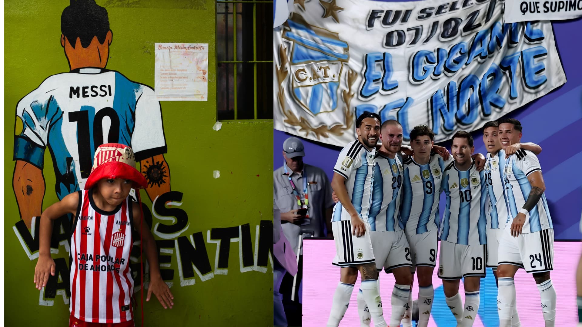 Atlético Tucumán y San Martín se unieron para despedir a Messi de la Selección