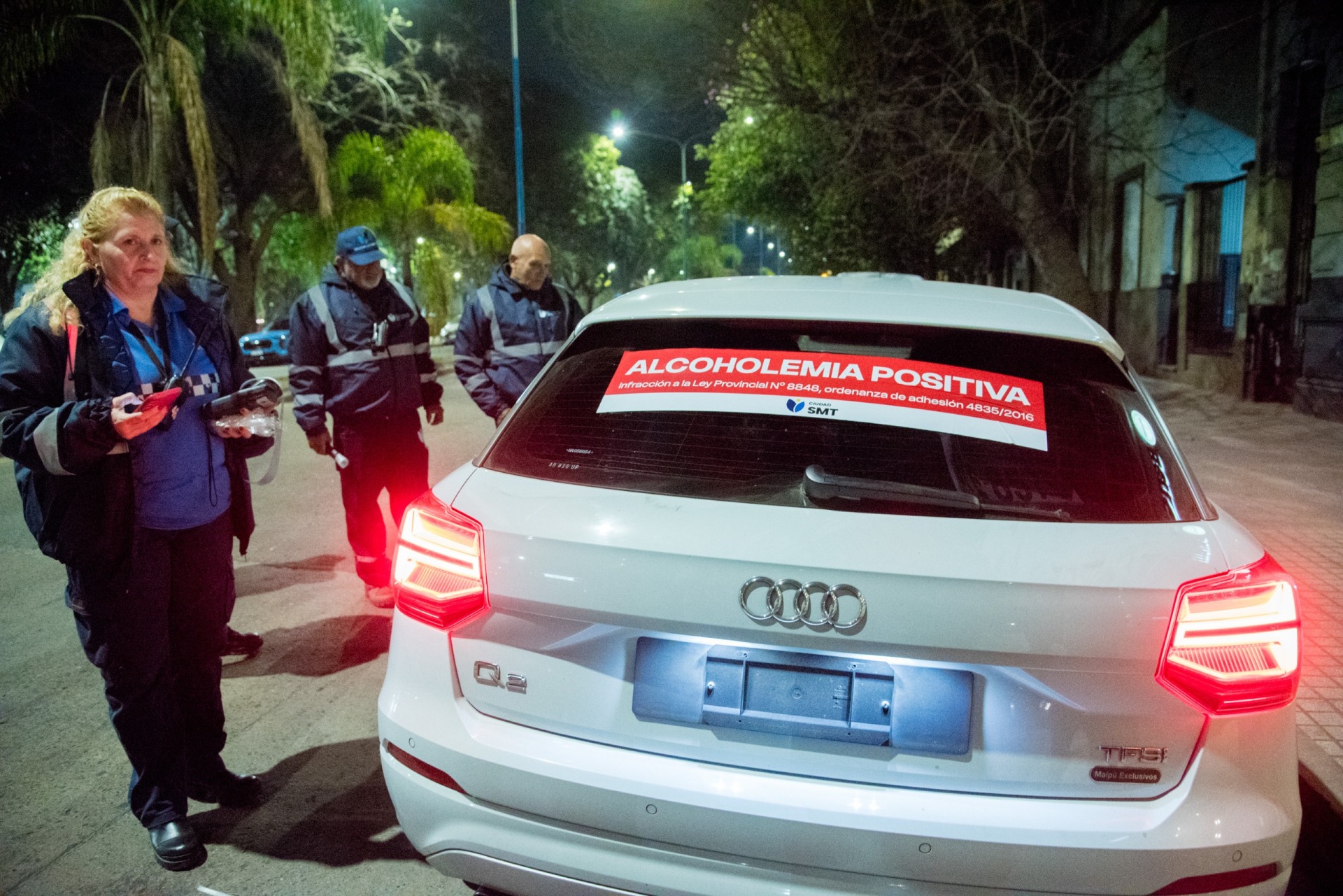 Controles de alcoholemia en la Capital: 34 conductores dieron positivo durante el fin de semana