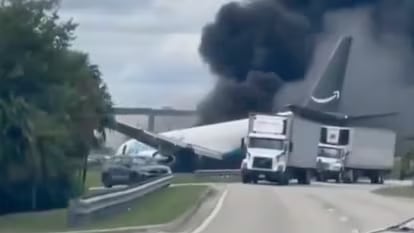 Un avión de carga de Amazon dejó cinco muertos y cinco heridos tras despistarse