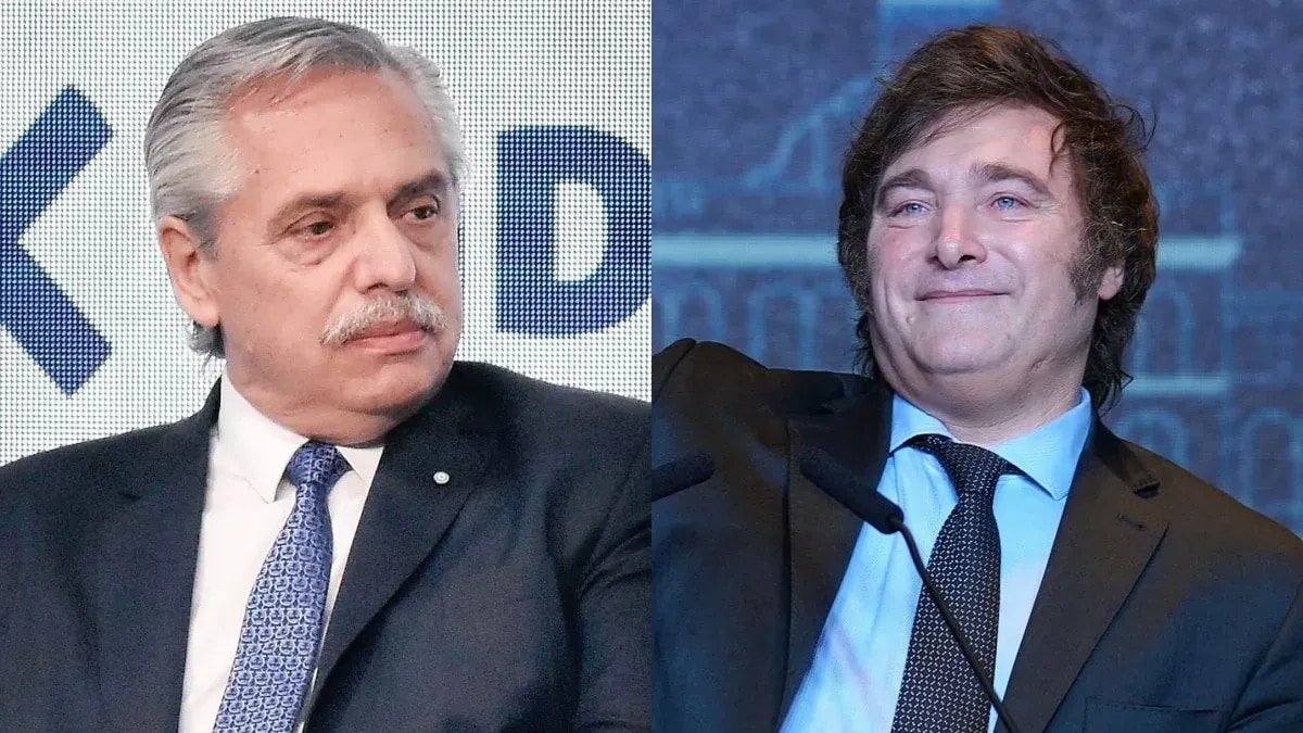 El ex-presidente Alberto Fernández dijo que, "Argentina está absolutamente desarmada" y Javier Milei lo "cruzó"